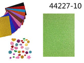 XFR44227-10 EVA GLITTER DA DECORARE 40*60cm VERDE ACQUA
