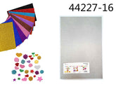 XFR44227-16 EVA GLITTER DA DECORARE 40*60cm ARGENTO