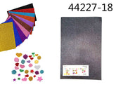 XFR44227-16 EVA GLITTER DA DECORARE 40*60cm GRIGIO