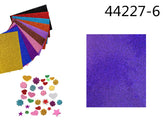 XFR44227-6 EVA GLITTER DA DECORARE 40*60cm VIOLA