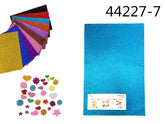 XFR44227-7 EVA GLITTER DA DECORARE 40*60cm AZZURRO