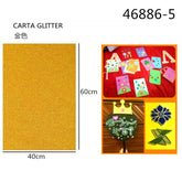 XFR46886 FOGLIO GLITTER 250GR.40X60CM ½ð»ÆÉ«