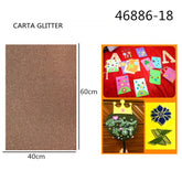 XFR46886 FOGLIO GLITTER 250GR.40X60CM ÌÒºìÉ«