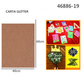 XFR46886 FOGLIO GLITTER 250GR.40X60CM éÙºìÉ«