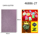 XFR46886 FOGLIO GLITTER 250GR.40X60CM ź×ÏÉ«