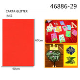 XFR46886 FOGLIO GLITTER 250GR.40X60CM ´óºìÉ«