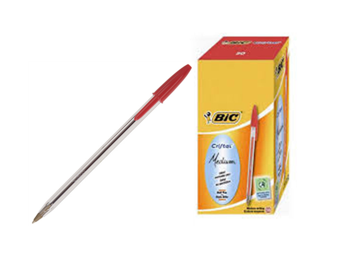 BIC CRISTAL ROSSO 50PZ