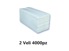 **ASCIUGAMANI INTERCALATI A "Z" CELLULOSA 2V 4000PZ