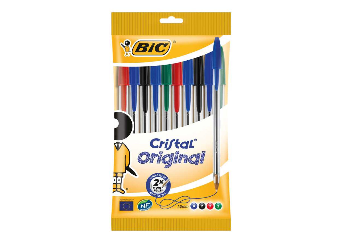 BL. SFERA BIC CRISTAL PZ. 10 ASS.