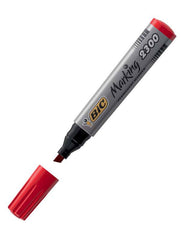 BIC PENNARELLO PUNTA SCALPELLO ROSSO MARKING 2300