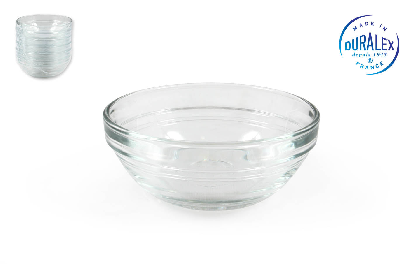 BOWL 125CC 9CM "LYS" TRASP.ROT.