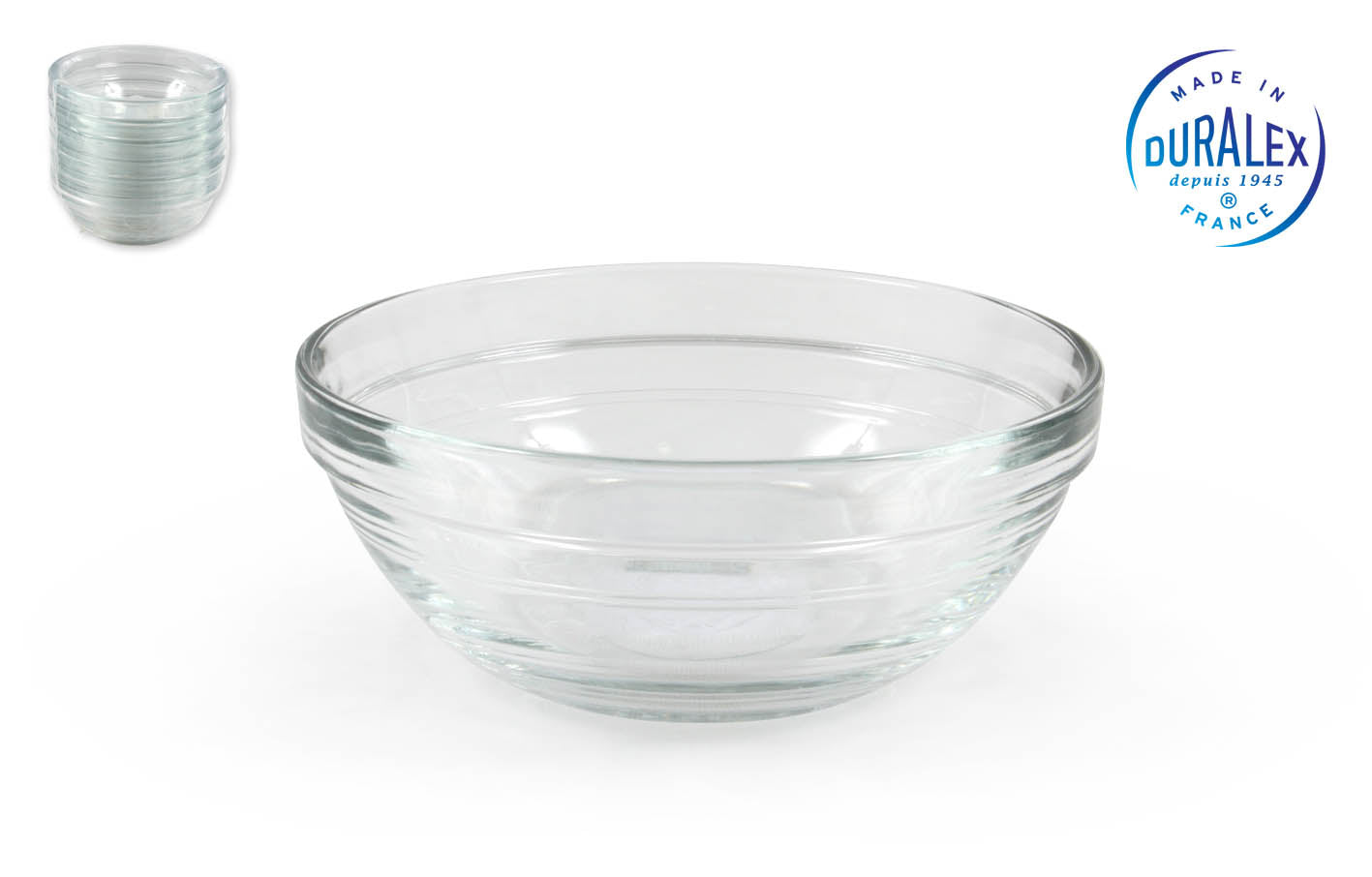 BOWL 310CC 12CM "LYS" TRAS.ROT.