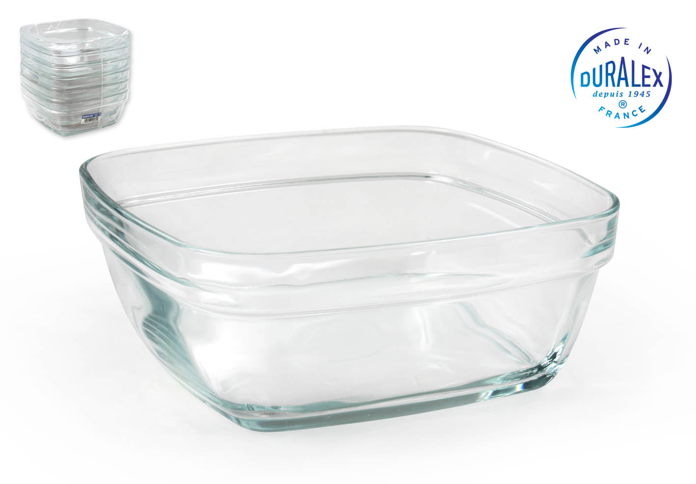 BOWL 1150CC 17CM APILABLE "LYS" TRASP.QUAD.