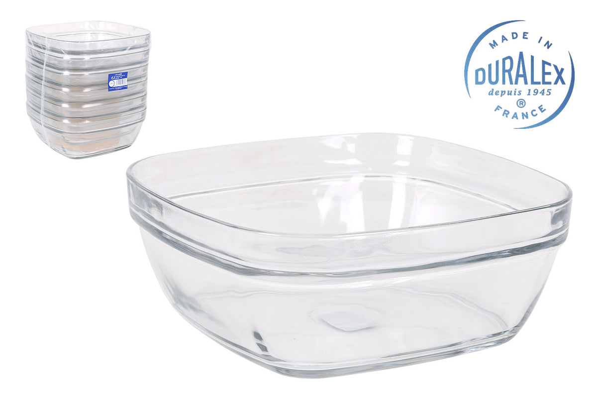 BOWL 2000CC 20CM APILABLE "LYS" TRASP.QUAD.