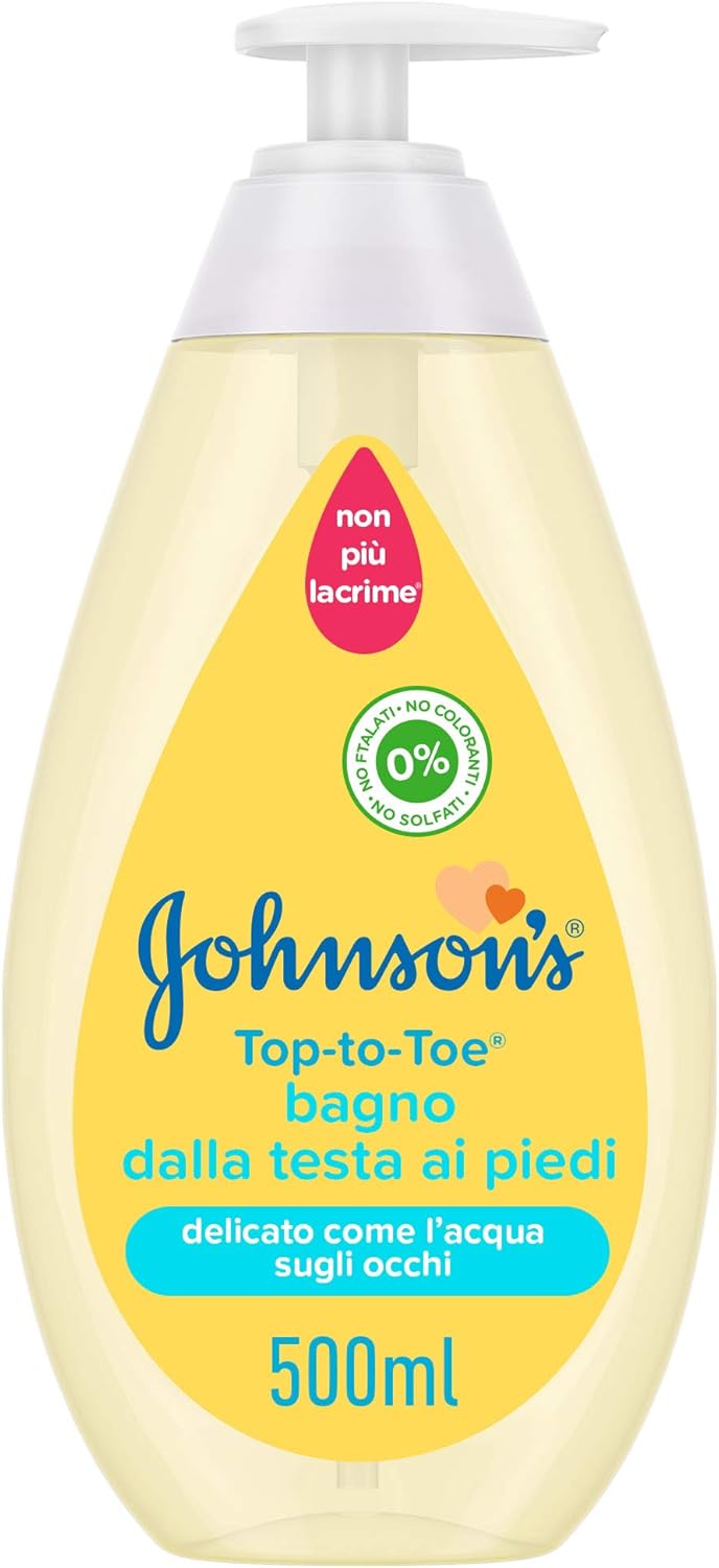 JOHNSON'S BABY BAGNO 500 ML DALLA TESTA AL PIEDI