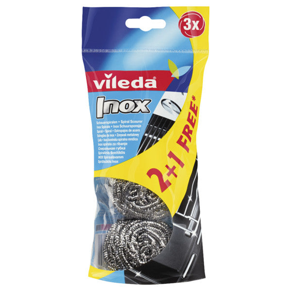 VILEDA INOX GLITZI 1+2 PEZZI