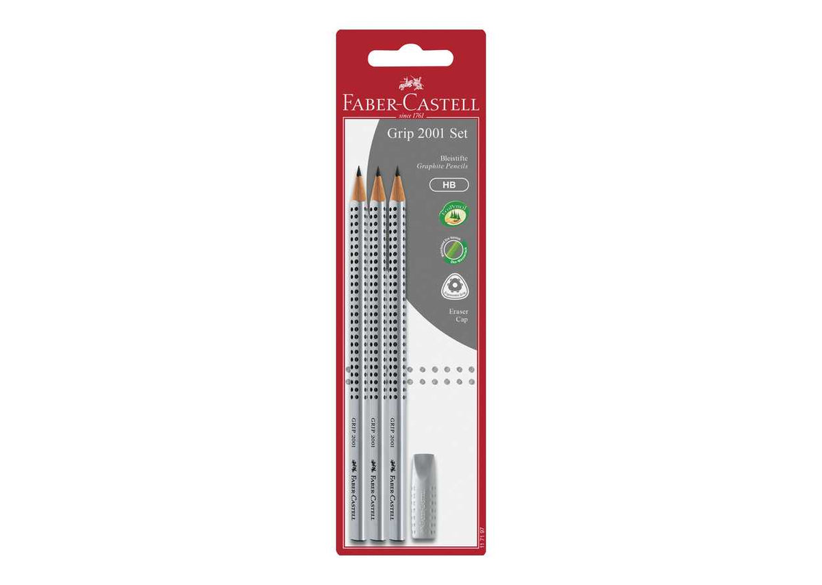 BL. FABER CASTELL MATITA HB C/SALV.3PZ