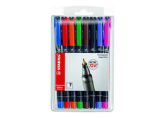 PENNARELLO STABILO OHP BUSTA PZ.8 SUPERFINE 0,4mm