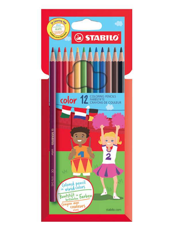 PASTELLO STABILO COLOR SCATOLA 12 COL.