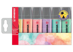 STABILO EVIDENZIATORE  BOSS PASTEL BUSTA 6 PZ 70/6