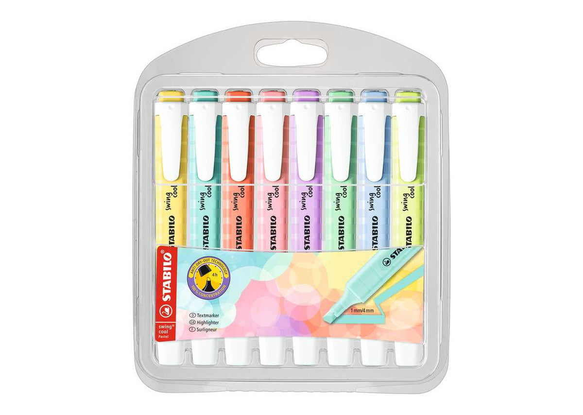 EVIDENZIATORE STABILO SWI NG PASTEL 8 COL