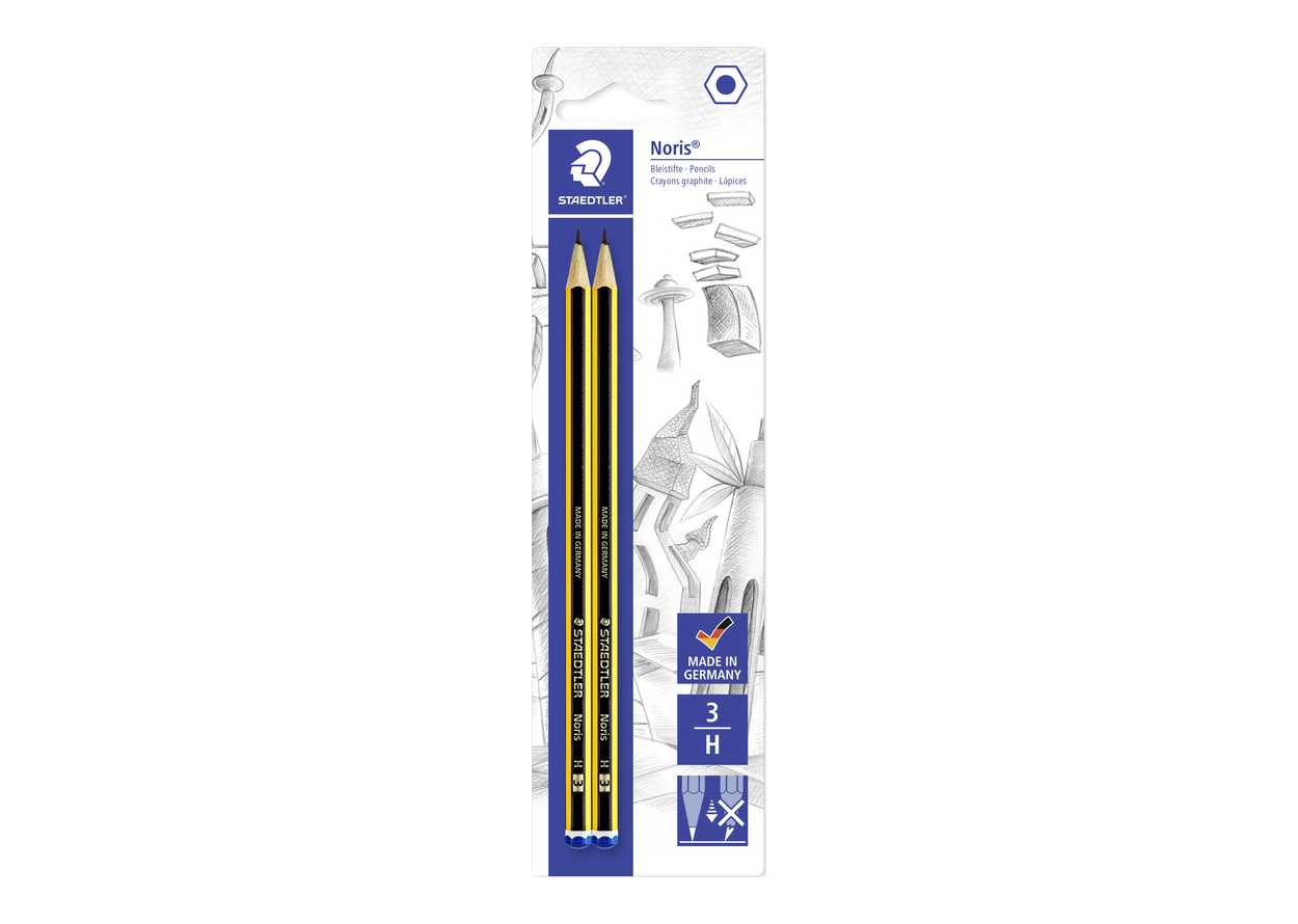 STAEDTLER BL. MATITA NORIS 2PZ H