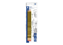 BL. STAEDTLER MAT.NORIS H B C/GOMM.PZ.3