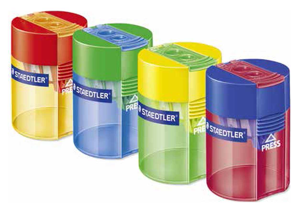 TEMPERAMATITE STAEDTLER 2 FORI CONTENITORE