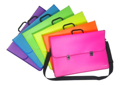 VALIGETTA COL.UNICO FLUO 52X37 SOFF.C/TRAC.