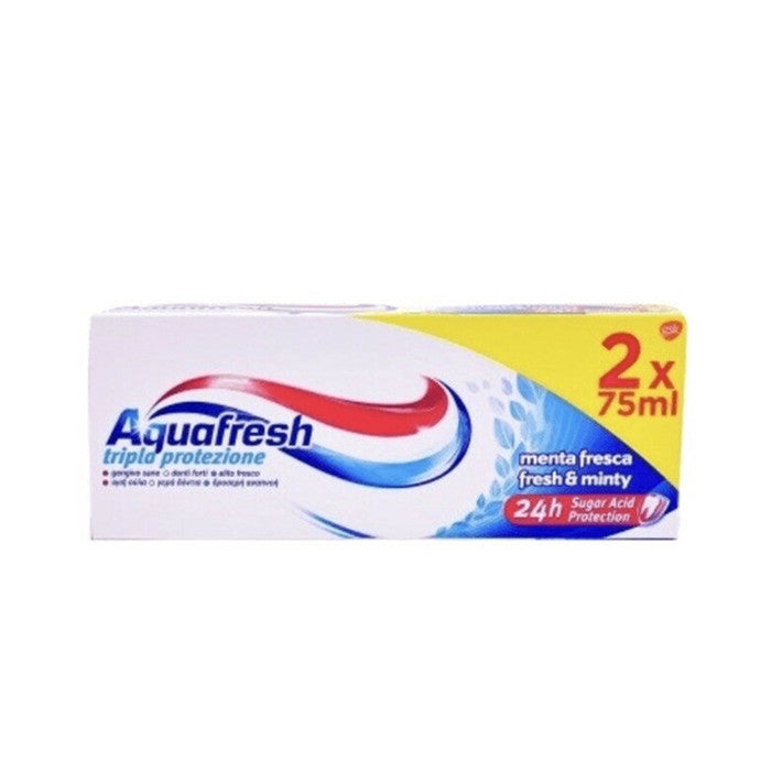 AQUAFRESH DENT.TRIPLA PROT.BIPAC.2X75ML