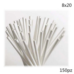 CAN DRIT 8*20cm CARTA BIA 150PZ