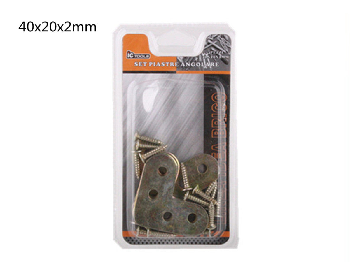 XFR88764 SET PIASTRE ANGOLARE "L" 40*20*2MM