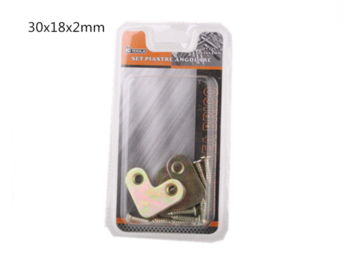 XFR88765 SET PIASTRE ANGOLARE "L" 30*18*2MM 4PZ