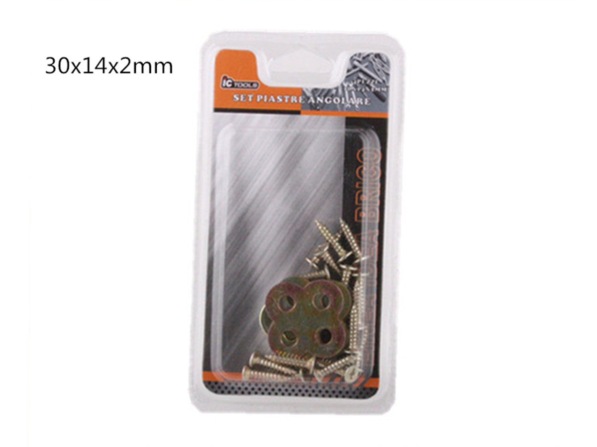 XFR88773 SET PIASTRE ANGOLARE "+" 30*14*2MM 4PZ