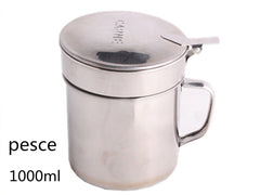 XFR40382 OLIERA IN ACCIAIO INOX 1000ML PESCE