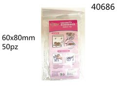 XFR40686 SACCHETTI RICHIUDIBILE 60X80MM 50pz