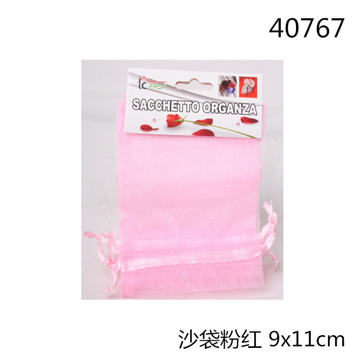 XFR40767 5PZ SACCHETTO ORGANZA 9X11CM