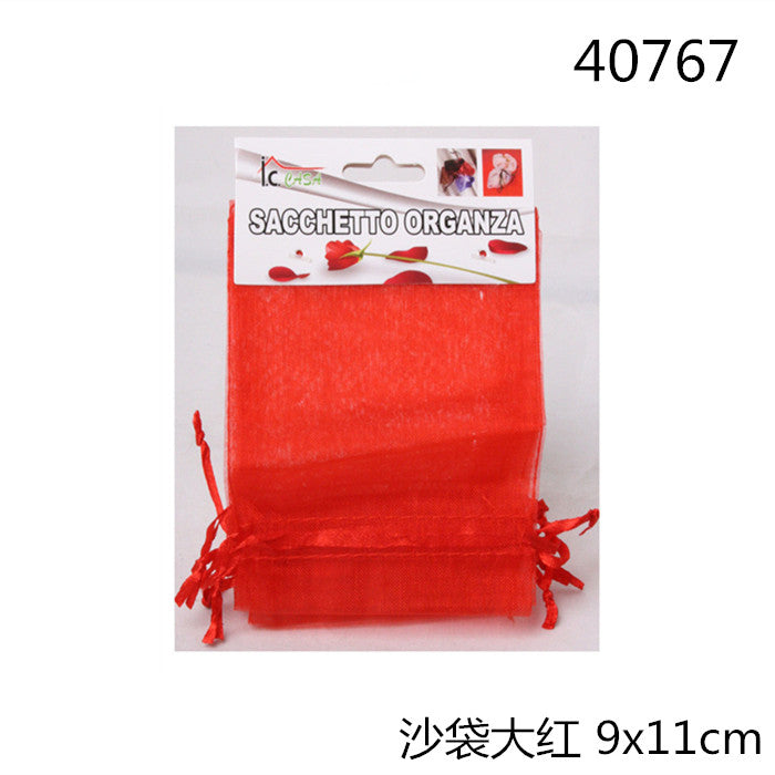 XFR40767 5PZ SACCHETTO ORGANZA 9X11CM