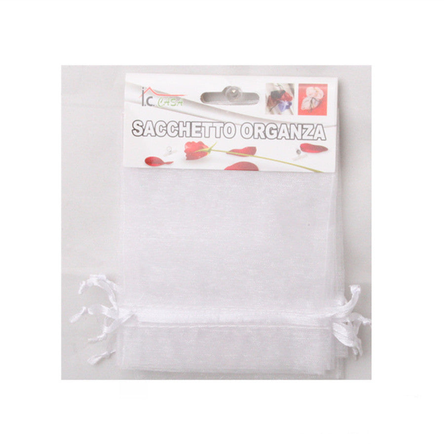 XFR40768 5PZ SACCHETTO ORGANZA 11X13CM