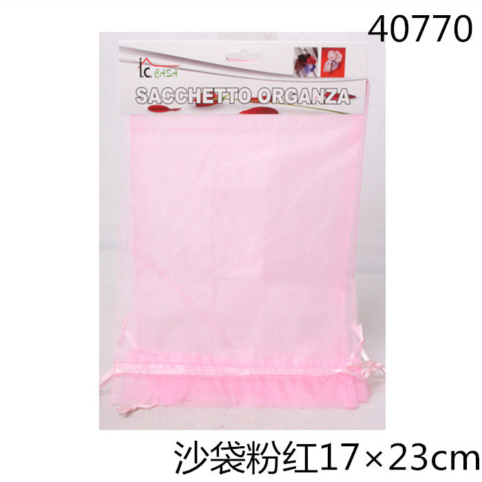 XFR40770 3PZ SACCHETTO ORGANZA 17X23CM