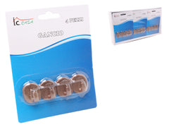 XFR40882 GANCIO ADESIVO 4PZ