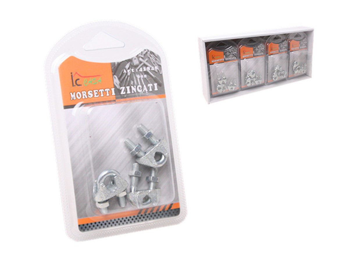 XFR41848 MORSETTI ZINCATI 6mm-3PZ