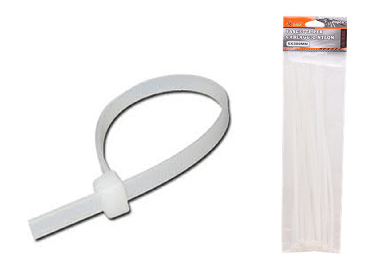 XFR41948 FASCETTE PER CABLAGGIO NYLON 5X300MM 20PZ