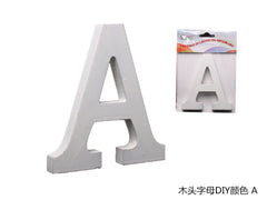 XFR42616 LETTERE IN LEGNO DA DECORARE "A"