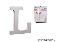 XFR42627 LETTERE IN LEGNO DA DECORARE "L"