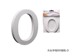 XFR42630 LETTERE IN LEGNO DA DECORARE "O"