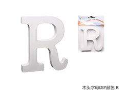 XFR42633 LETTERE IN LEGNO DA DECORARE "R"