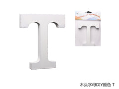 XFR42635 LETTERE IN LEGNO DA DECORARE "T"