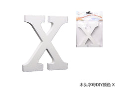 XFR42639 LETTERE IN LEGNO DA DECORARE "X"