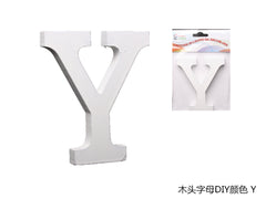 XFR42640 LETTERE IN LEGNO DA DECORARE "Y"